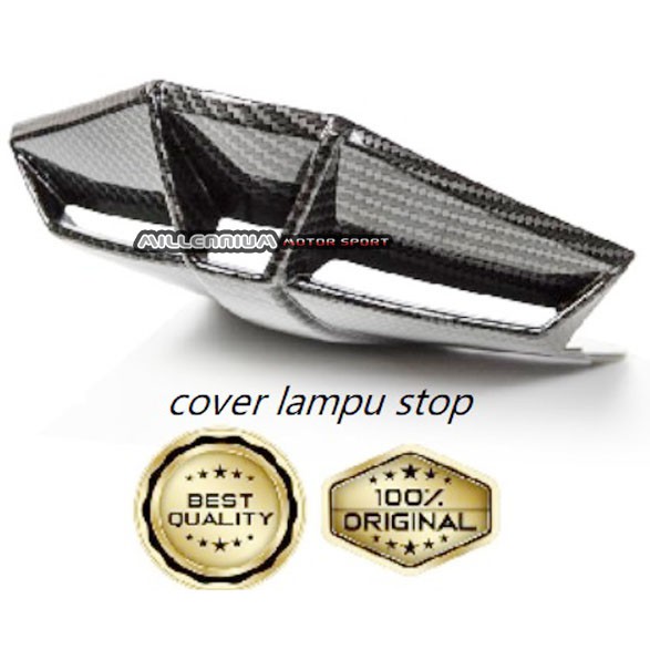 Ducktail NMA NEW cover lampu stop belakang NMAX NEW 2020 - NEMO CARBON