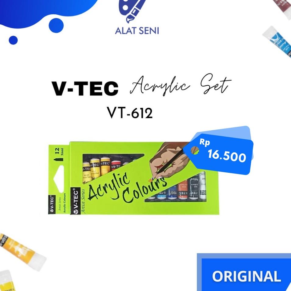 

PRODUK TERBARU⚡ Cat Akrilik / V-Tec Acrylic Colours 6 Ml / V-Tec Cat Akrilik 12 Warna / Acrylic V-tec 12 Warna Cat Akrilik Vtec Stock Limit