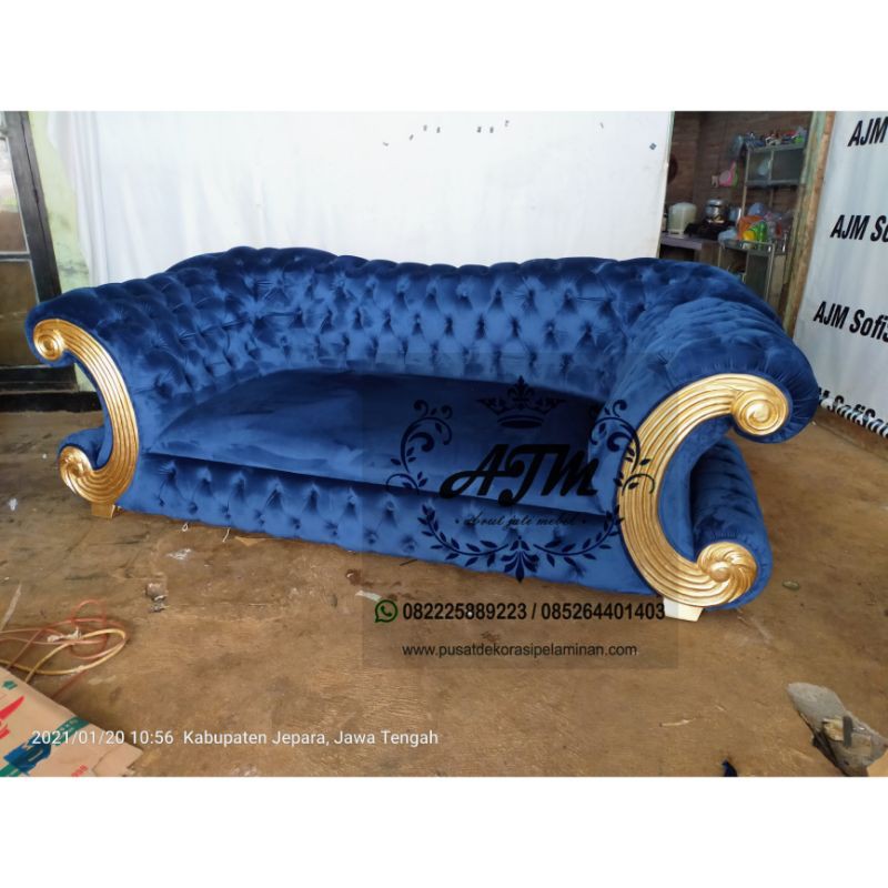 jual sofa tamu bungkus kursi retro