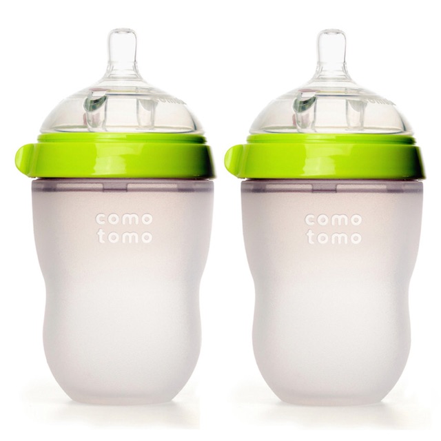 Comotomo Green 250ml Twin Pack (Botol Susu Bayi / Babh