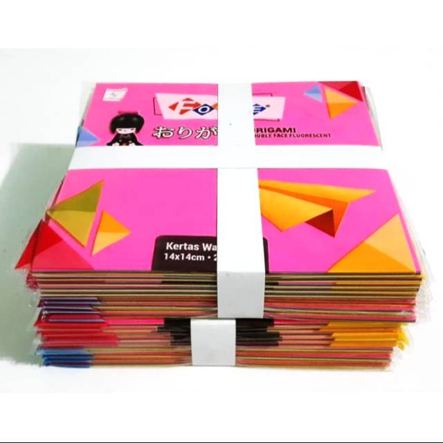 Forte Kertas Origami 14 x 14 Double Side / 2 Sisi