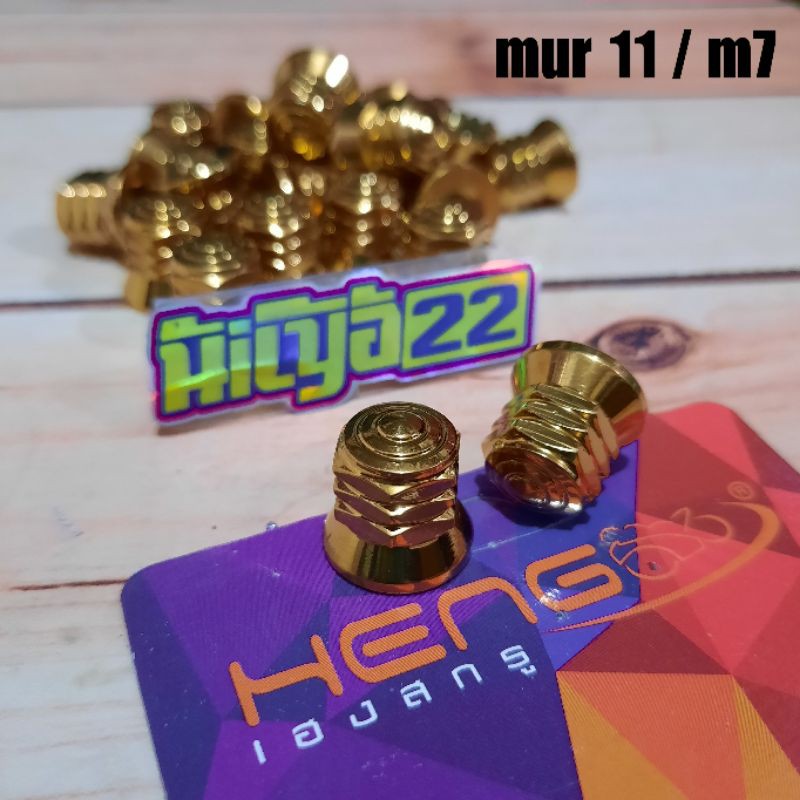 mur 11 topi probolt m7 original heng thailand stainless
