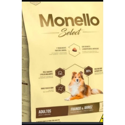 monello select ori dog food super premium 1kg