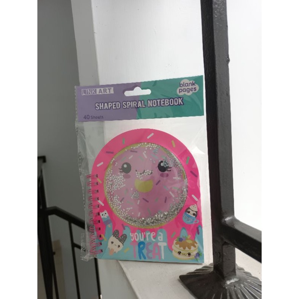 

buku tulis/gambar glitter lucu