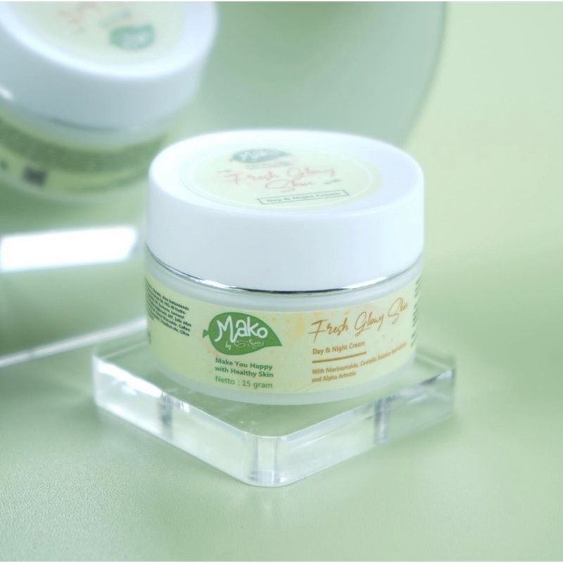 Fresh Glowy Skin Day & Night Cream -  Mako by series BPOM