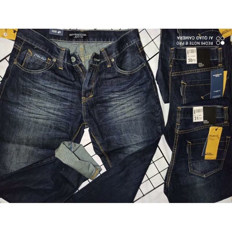 PROMO CUCI GUDANG CELANA JEANS BOMBOOGIE ORIGINAL TERLARIS CELANA JEANS PANJANG PRIA BOMBOOGIE(COD)
