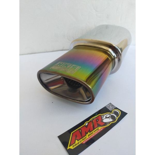 Knalpot Mobil Racing HKS Turbo Kotak Fullstainless