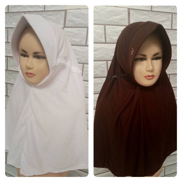Kerudung instan hijab instan sekolah SD SMP