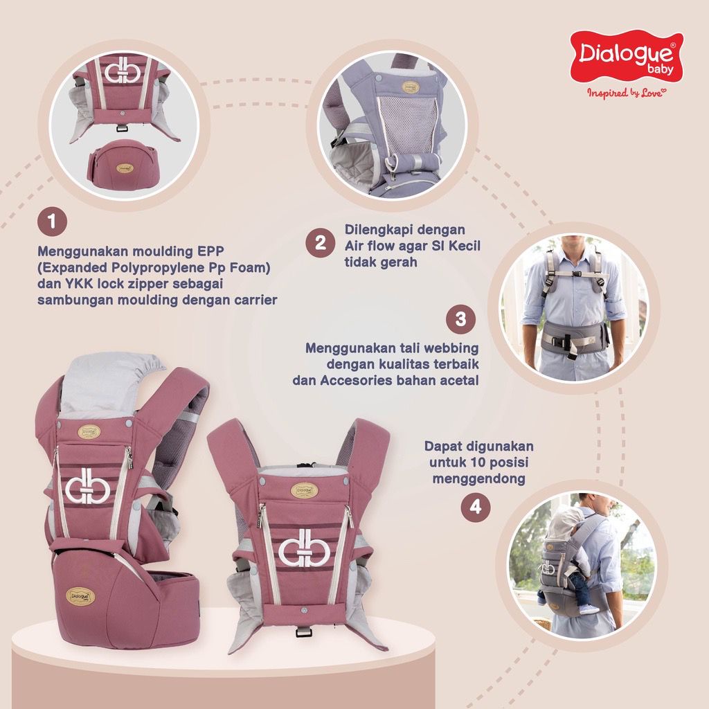 Dialogue baby Hipseat 10in1 Grand Series DGG4412