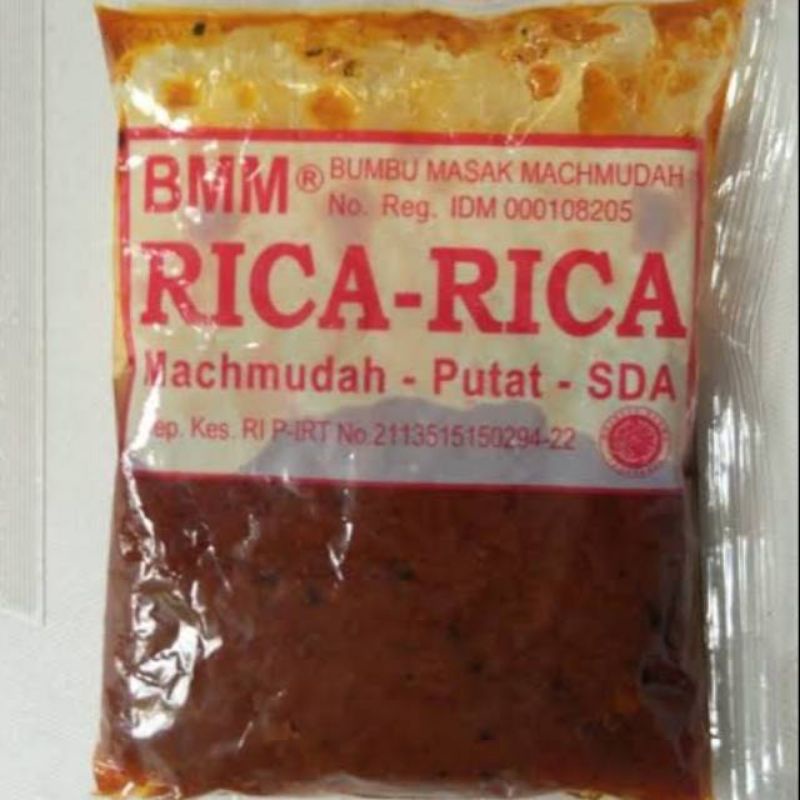 

Bumbu Masak Machmudah "BMM" Rica-Rica