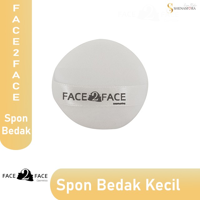 Face 2 Face  Spon Muka / Spon Bedak Tabur Type Bulat