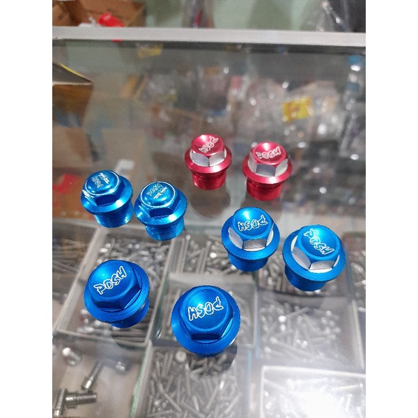 baut posh blue tutup as sok shock depan sonic as 26 bukan probolt twotone gold