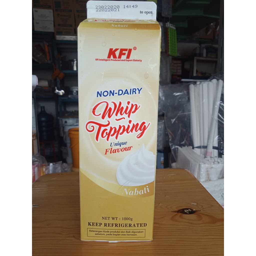 Jual KFI Trans Whippy Cream (1 Liter) Non Dairy WHIPPED CREAM