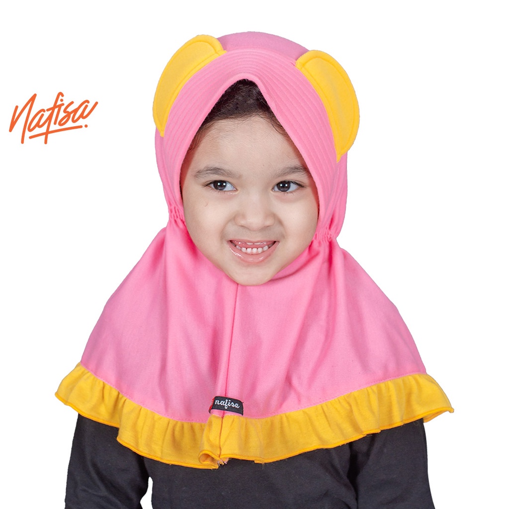 JILBAB ANAK Nafisa Kids Claira - Jilbab Intsan Anak Lucu - Usia 2-4 Tahun