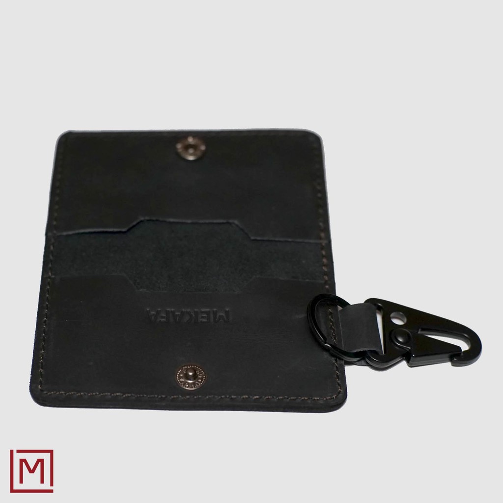 Mekafa - Visco Black Dompet STNK Kulit Mobil Premium