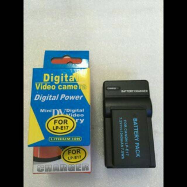 Battrey dan charger LPE17  SERI CANON EOS M3 ,M6 ,M5 DAN 750D/760D/800D