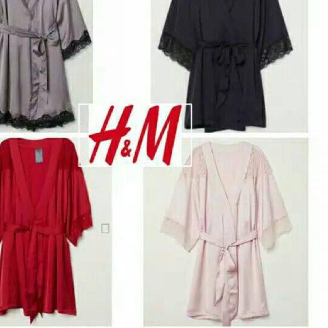 ✧ HnM kimono original high quality/kimono baju tidur/baju tidur satin grade A no reject ☂