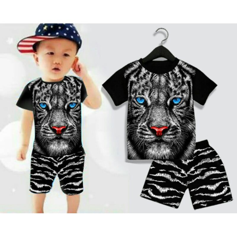 Setelan Kaos Anak Keren Motif Batik Terbaru