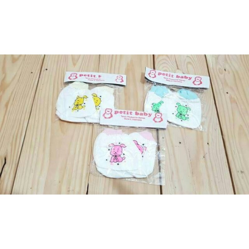 3 SET PETIT BABY SARUNG TANGAN +SARUNG3 KAKI