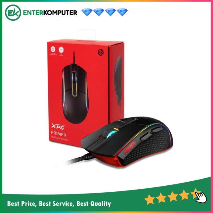 ADATA XPG PRIMER - GAMING MOUSE - 12000 DPI PMW3360 Optical Sensor