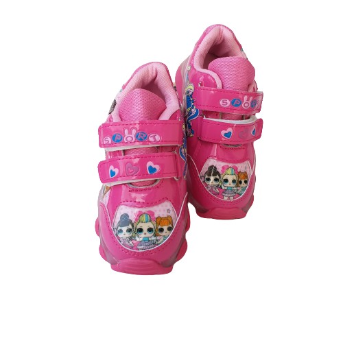 HappyOliver LOL CHEEK 001 Sepatu Anak Perempuan Sneakers Casual Dengan Lampu LED Sekolah