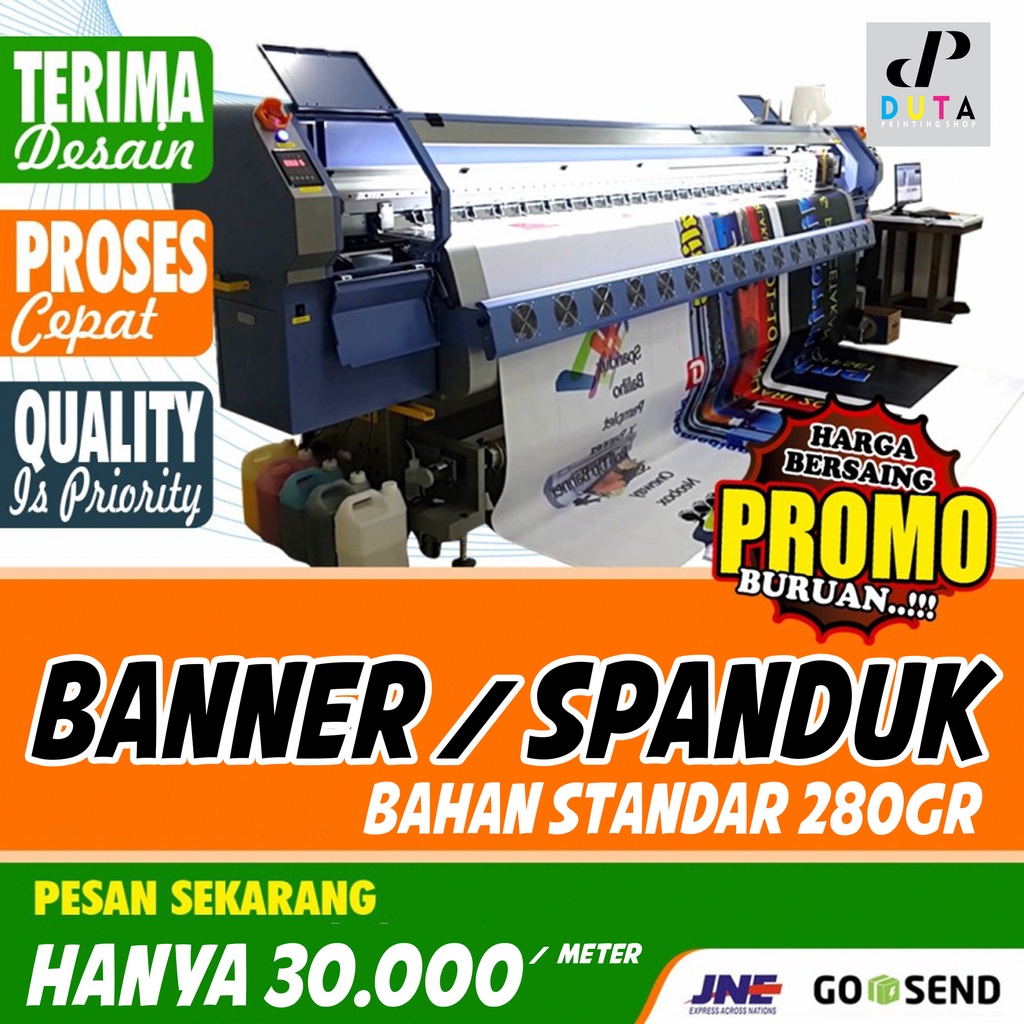 Jual Cetak Spanduk Cetak Banner || Minimal Cetak1 Meter Indonesia ...