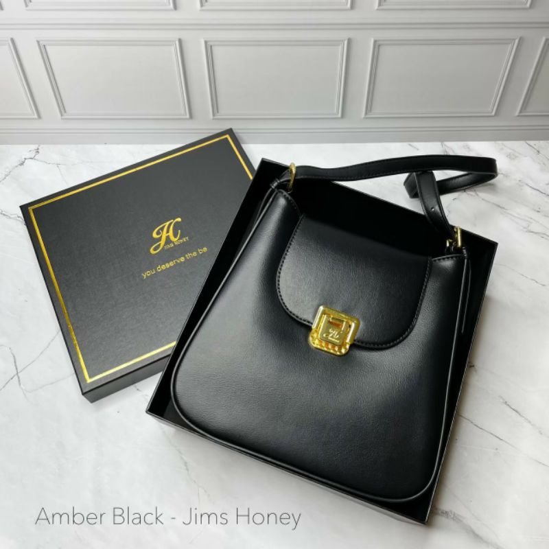 AMBER bag Jimshoney Original tas selempang bahu wanita murah fashion import realpic cod gratis box