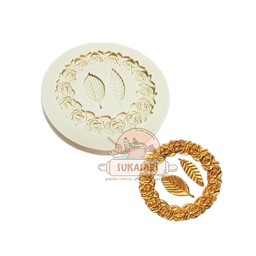 

Silicone mould flower leaf ring no (17) (cetakan bunga daun)