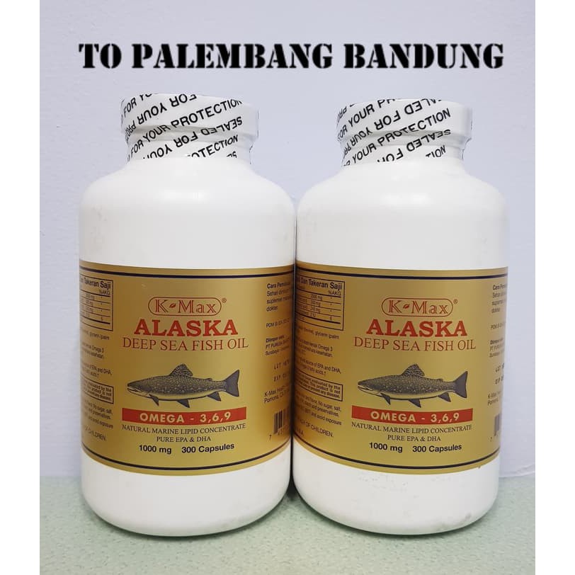 KMAX ALASKA OMEGA 3 6 9 DEEP SEA FISH OIL 300' omg