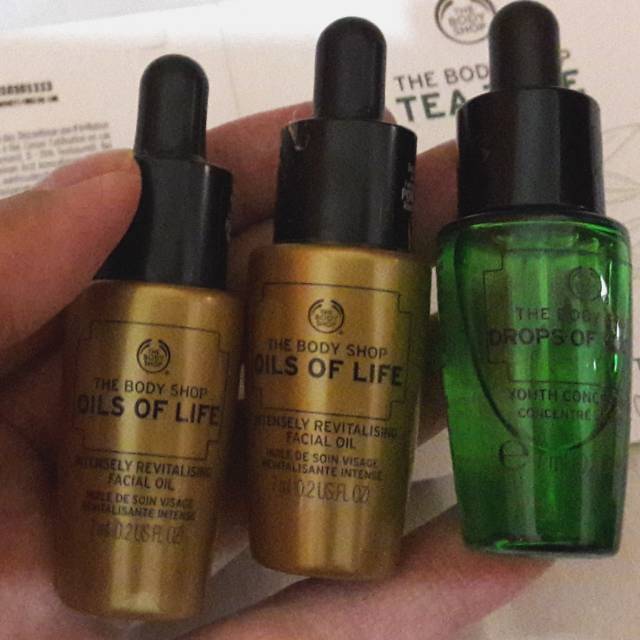 Serum 7ml drop of youth drop of life the body shop
