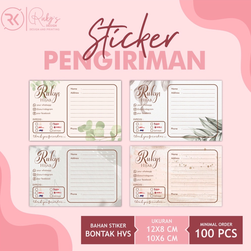 

Label pengiriman / stiker olshop / stiker / pengiriman