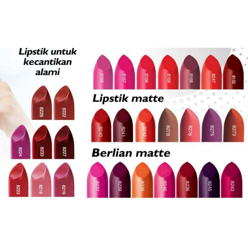 My Way Lipstick Matte/Pearly Lipstik/IMPORT MESIR/ ORIGINAL BPOM
