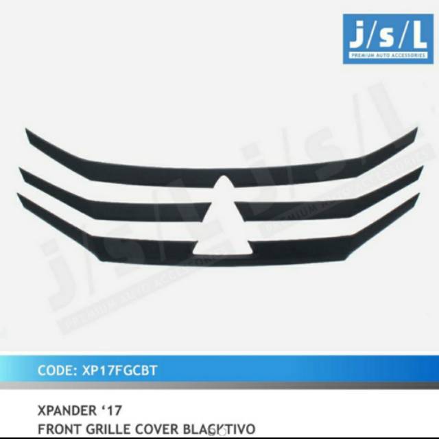 List grill depan Xpander / front grill Hitam &amp; Chrome jsl