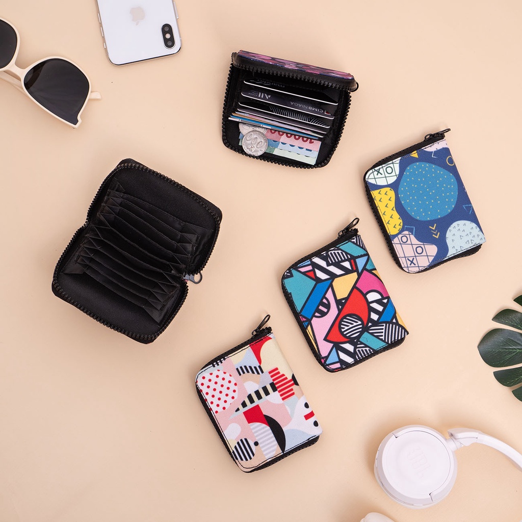 Dompet Kartu / Dompet Kartu Motif Sublim / Cardholder Slot Banyak