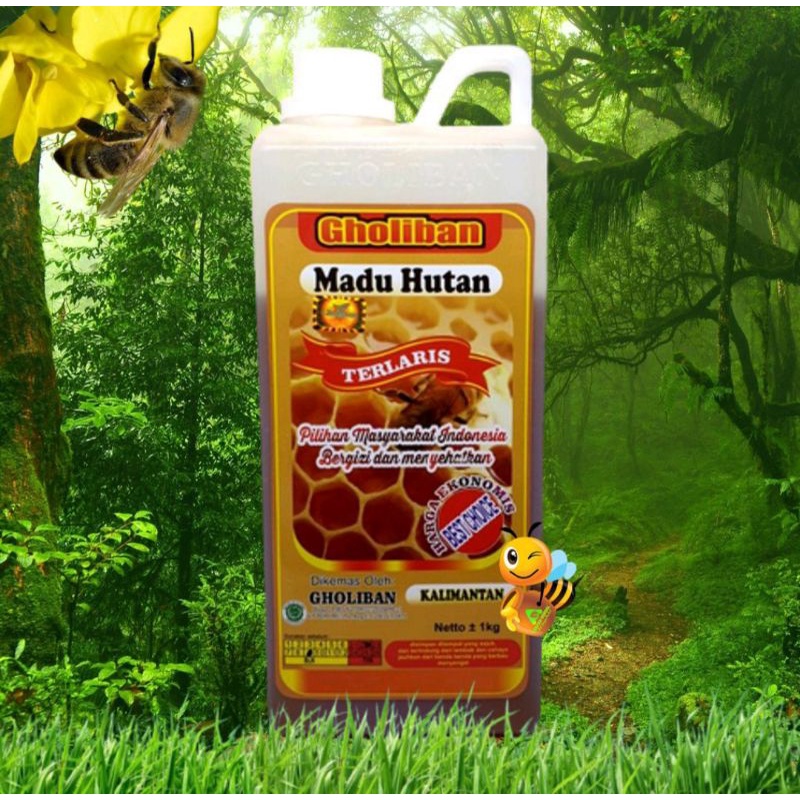 

Madu hutan asli kalimantan gholiban 1 kg