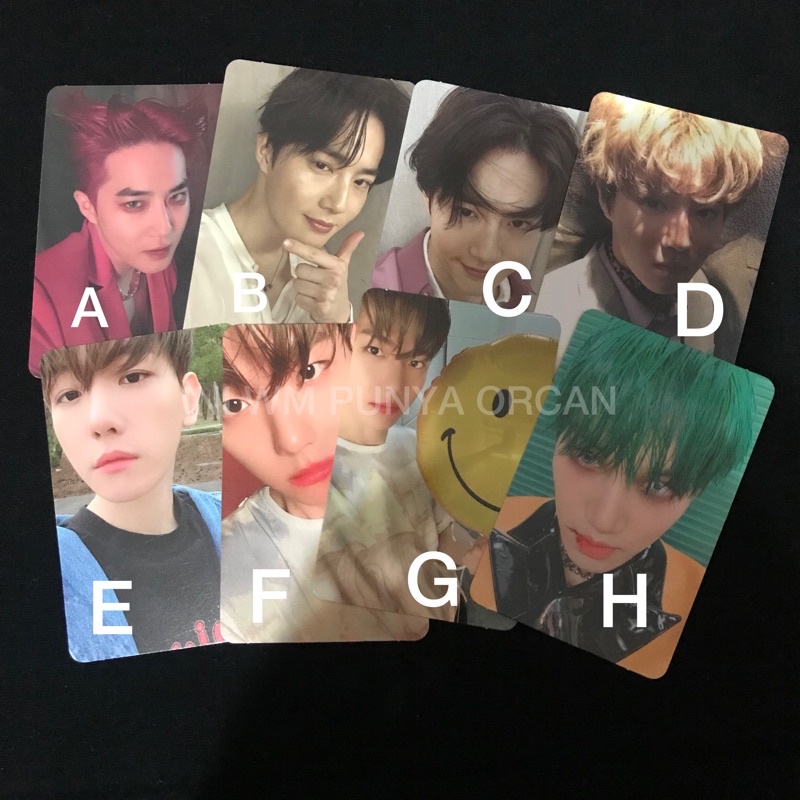 photocard baekhyun delight photocard suho self portrait kai obsession