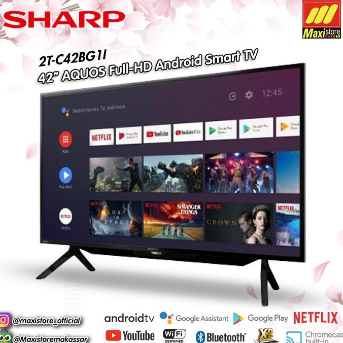 best produk] SHARP 2T-C42BG1i AQUOS Full-HD LED Android Smart TV [42 Inch]