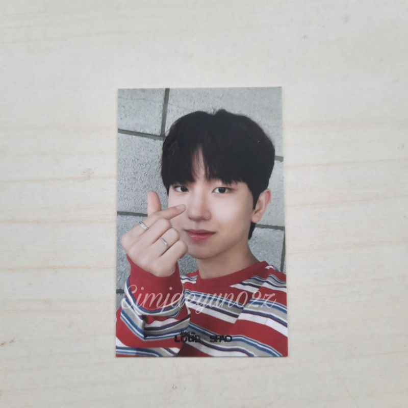 PHOTOCARD PC LOUD X SPAO SUNGJUN (BOOKED)