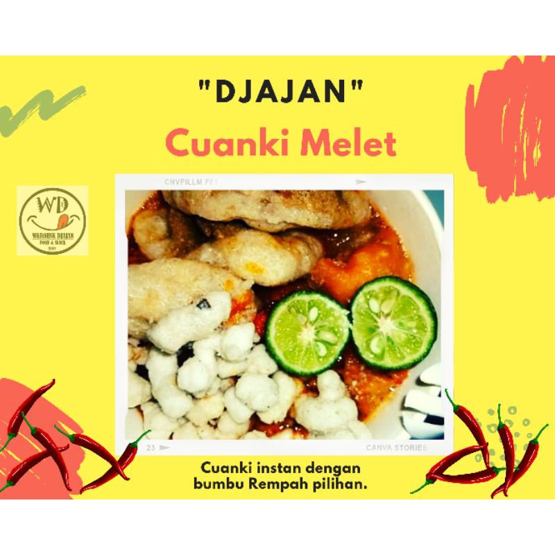 

paket cuanki melet instan waroenk djajan 200 gram