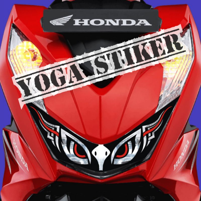 variasi stiker lampu mata elang new beat deluxe 2021