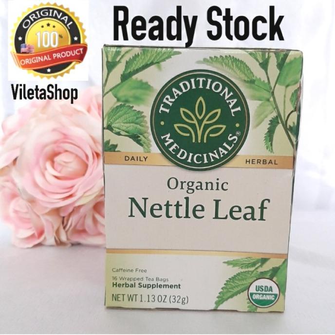 

Traditional Medicinals Organic Nettle Leaf Herbal Tea isi 16 Tea Bags