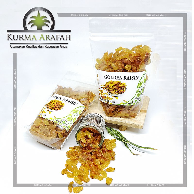 Kismis Anggur Asem Manis / Dried Fruit Camilan Import sehat Oleh Oleh Haji