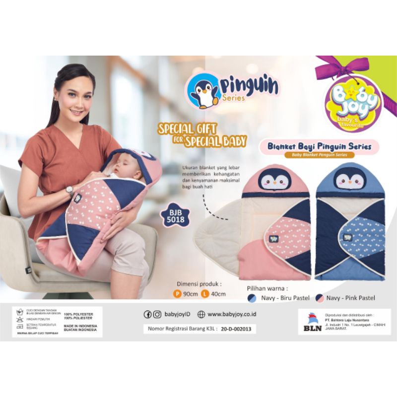 BABY JOY BLANKET BAYI PINGUIN SERIES