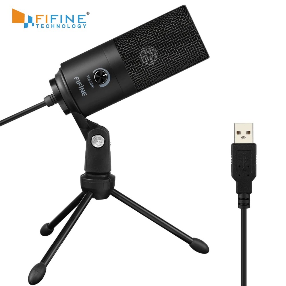 usb microphone fifine metal