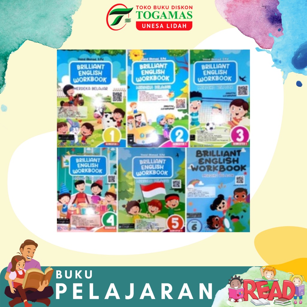 BRILLIANT ENGLISH WORKBOOK SD /MI 1, 2, 3, 4, 5, 6 SEMESTER 1 MERDEKA BELAJAR