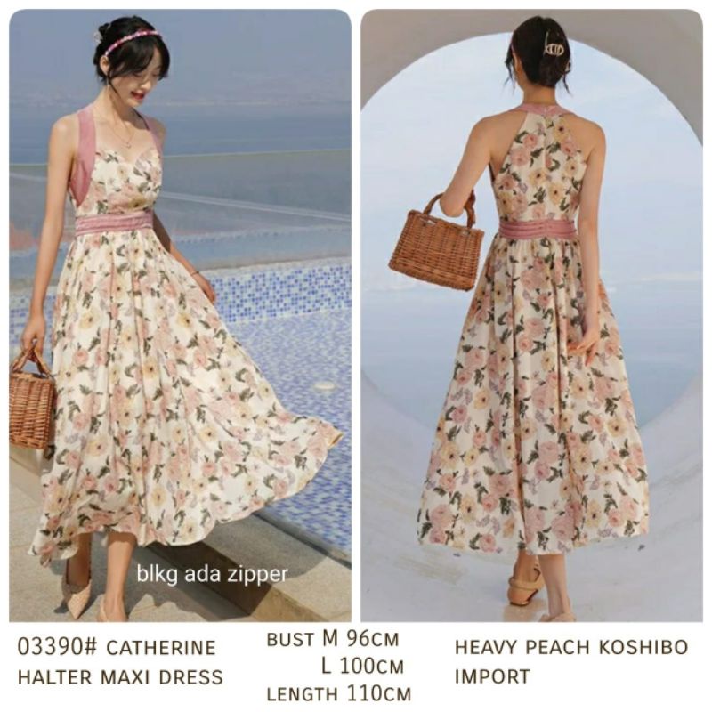 MDLV ~ 03390 Catherine Halder Dress Premium Dress Korea Look Fashion import