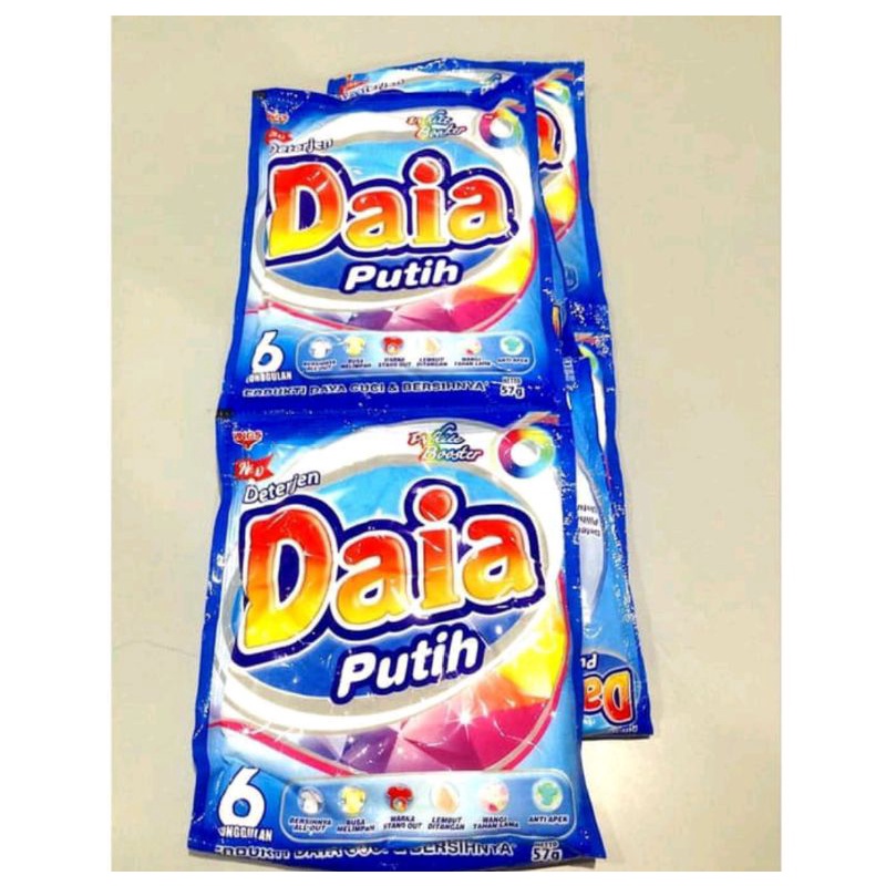 

dia putih 55gr renceng isi 6 pcs