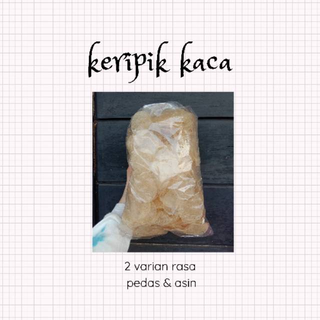 

Keripik kaca 250gr