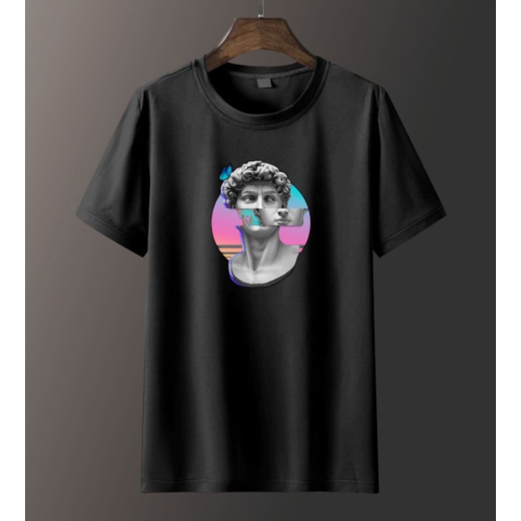 KAOS DISTRO T-SHIRT SABLON DIGITAL (YUNANI MAN)