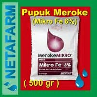 Pupuk Meroke Mikro -  FE EDDHA 6% - 500gr